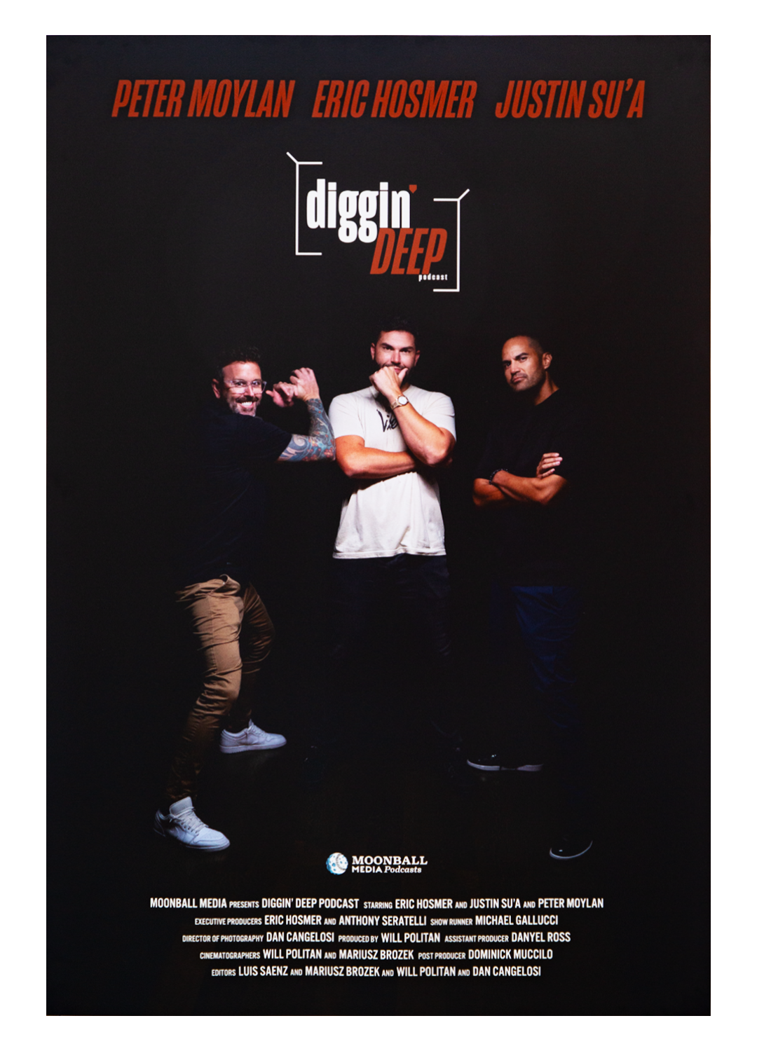Diggin' Deep Podcast Poster UNSIGNED (limited edition)