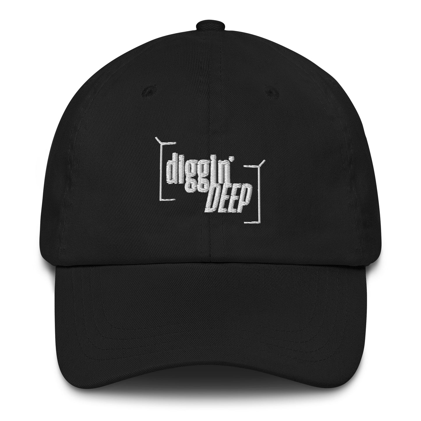 Diggin' Deep Podcast Embroidered Dad Hat