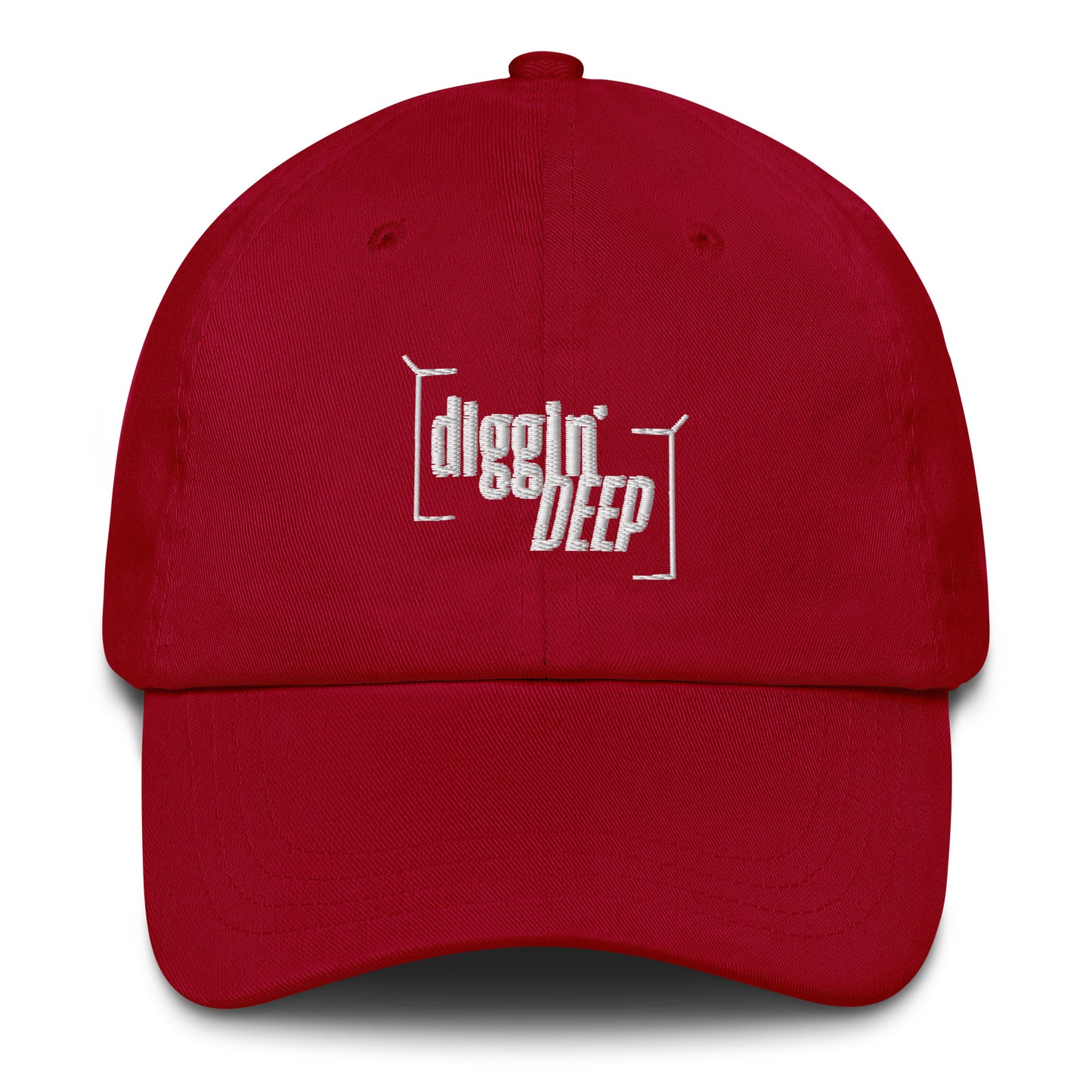 Diggin' Deep Podcast Embroidered Dad Hat