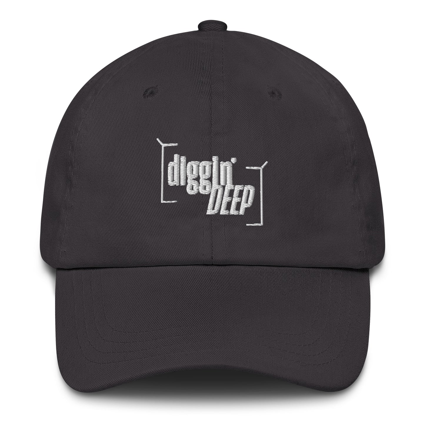 Diggin' Deep Podcast Embroidered Dad Hat
