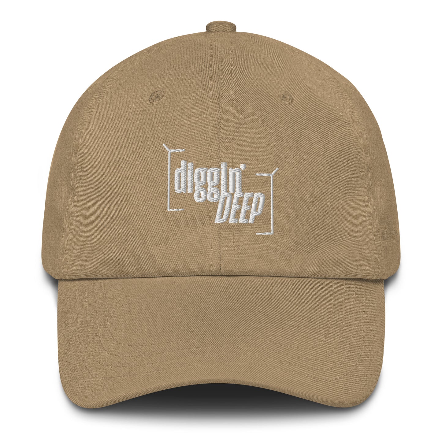 Diggin' Deep Podcast Embroidered Dad Hat