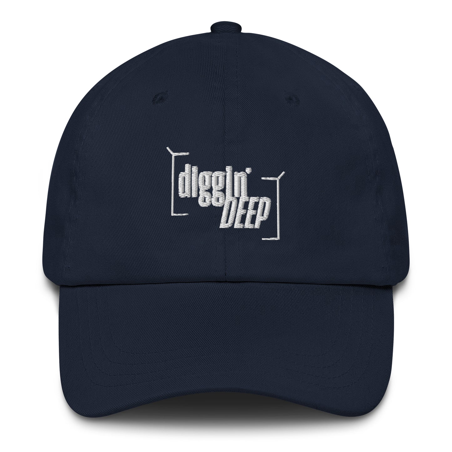 Diggin' Deep Podcast Embroidered Dad Hat
