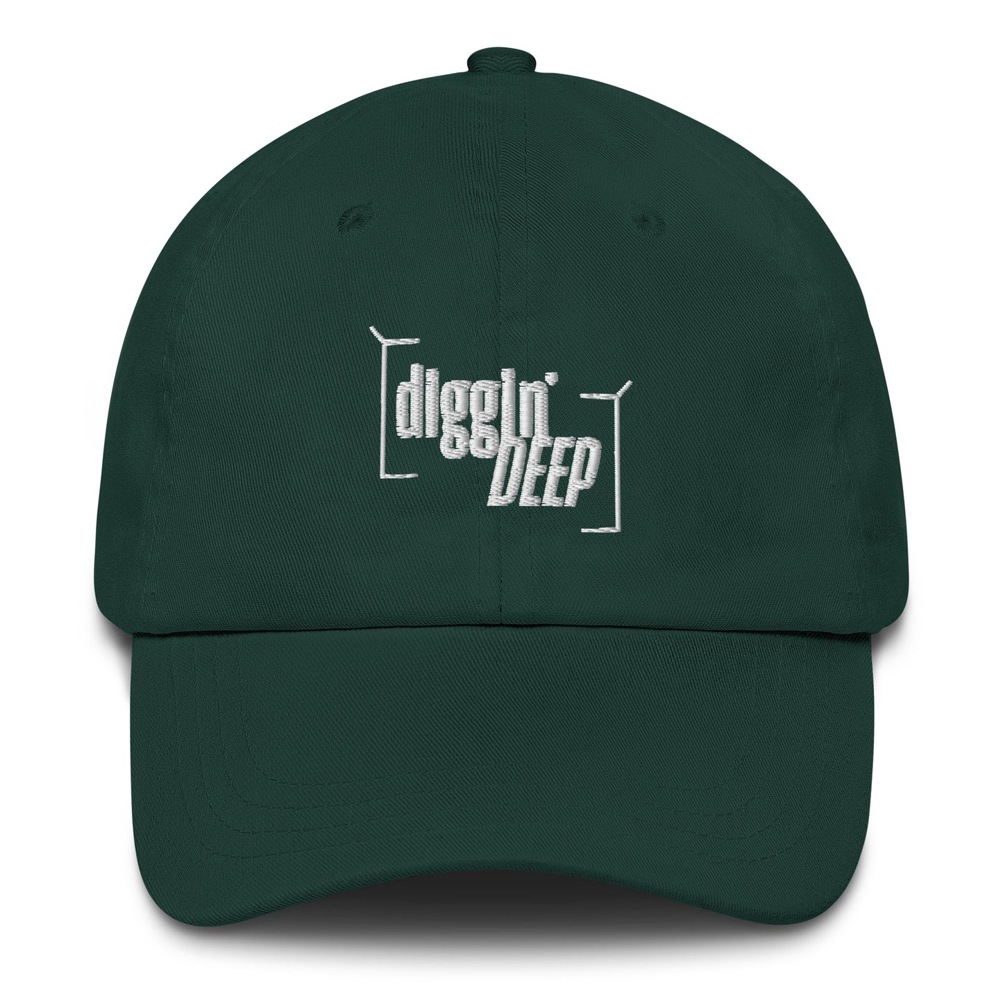 Diggin' Deep Podcast Embroidered Dad Hat