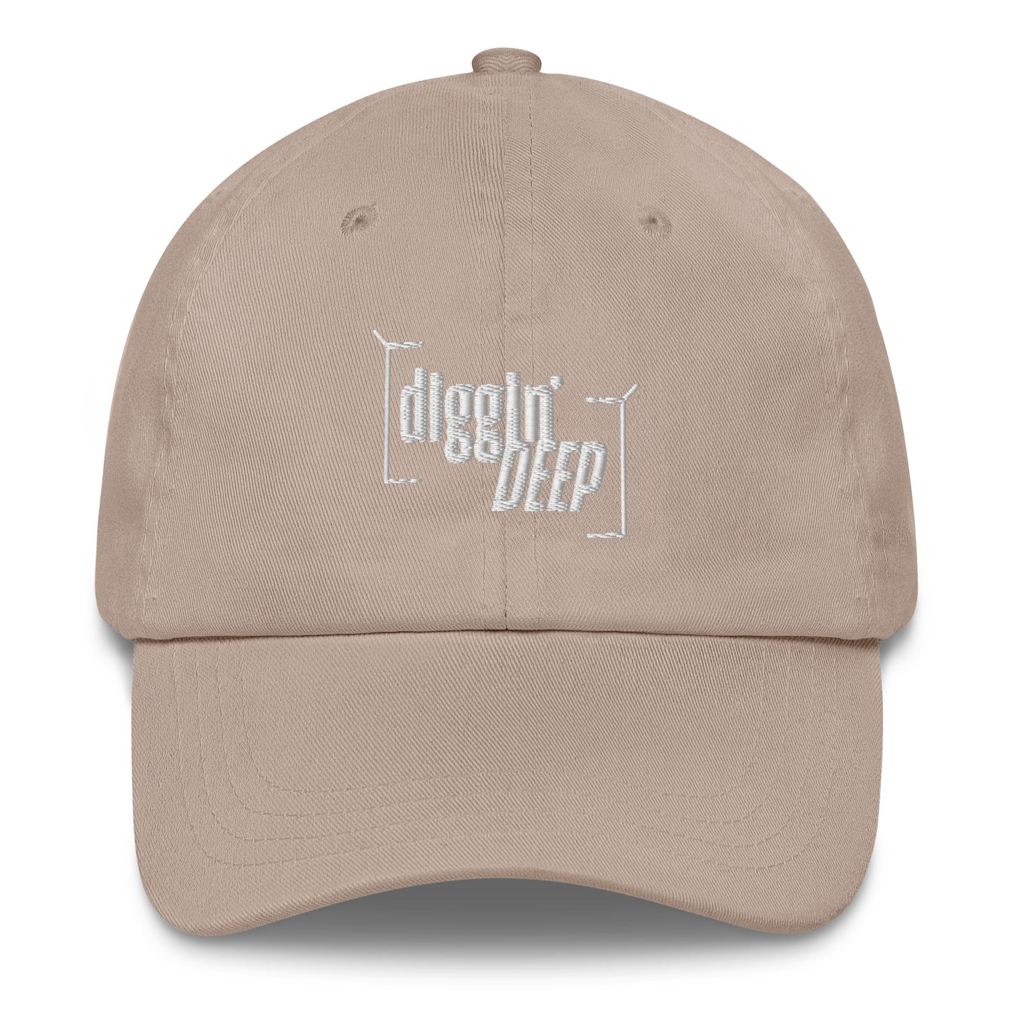 Diggin' Deep Podcast Embroidered Dad Hat