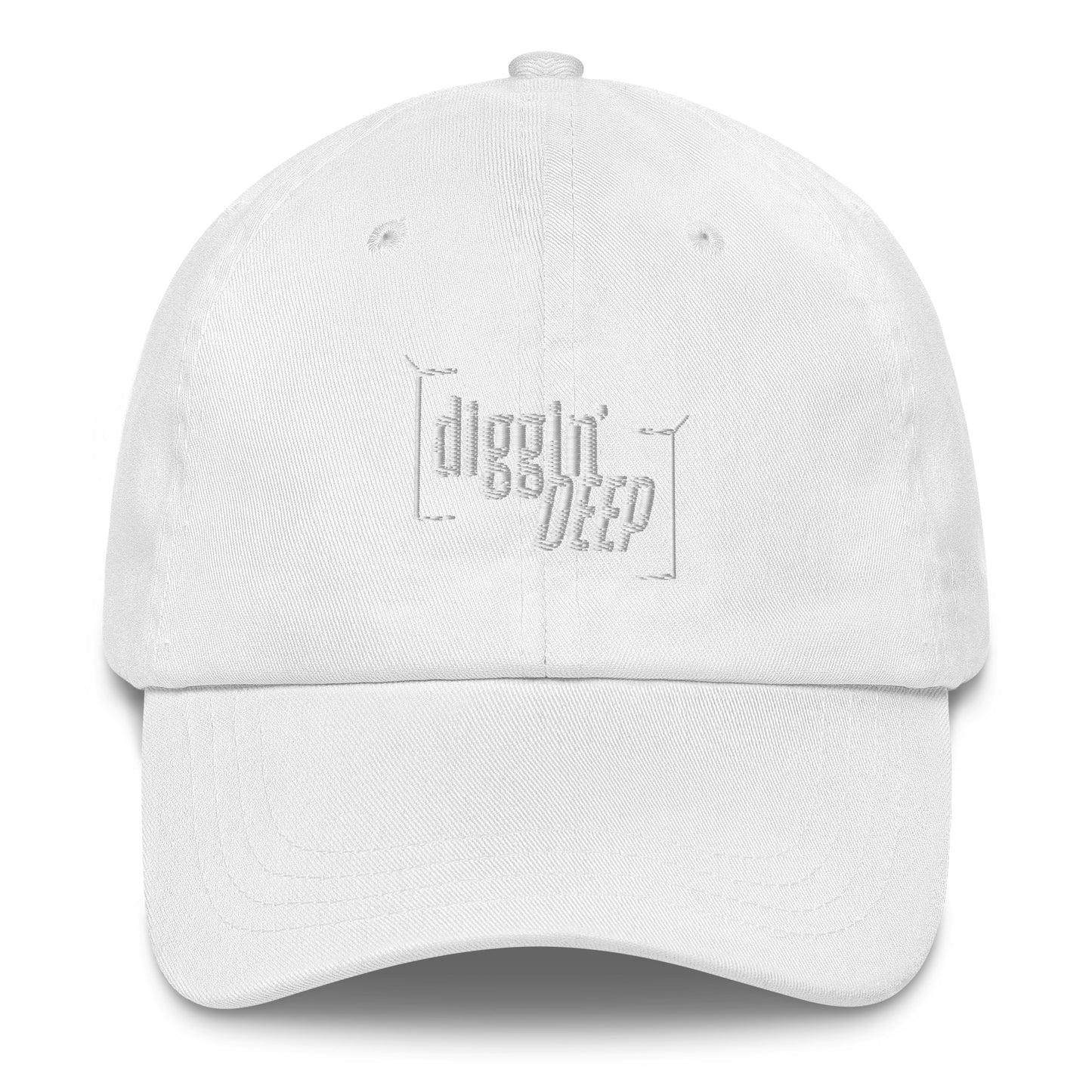 Diggin' Deep Podcast Embroidered Dad Hat