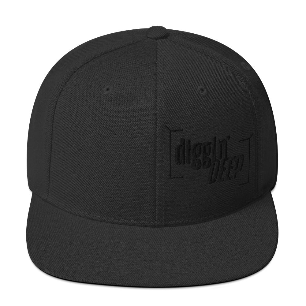 Diggin' Deep Embroidered Snapback Hat