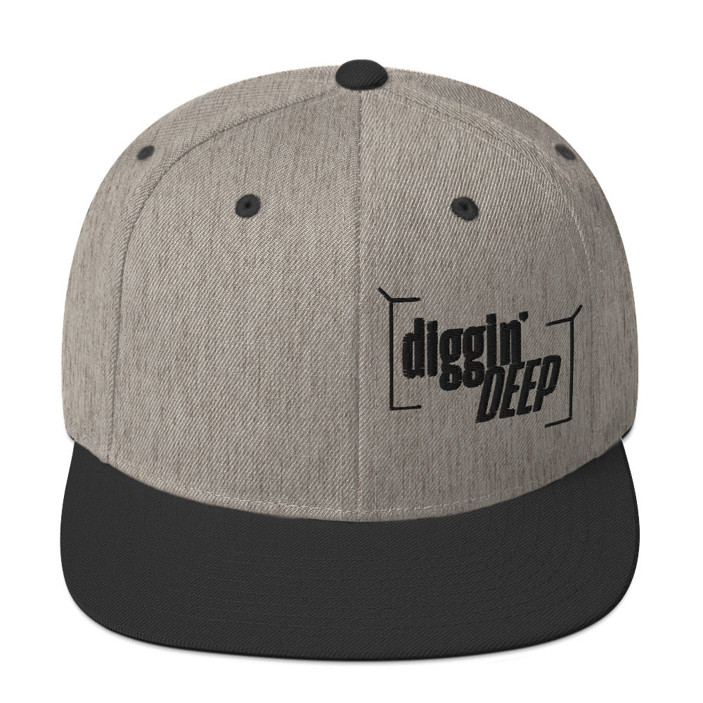 Diggin' Deep Embroidered Snapback Hat