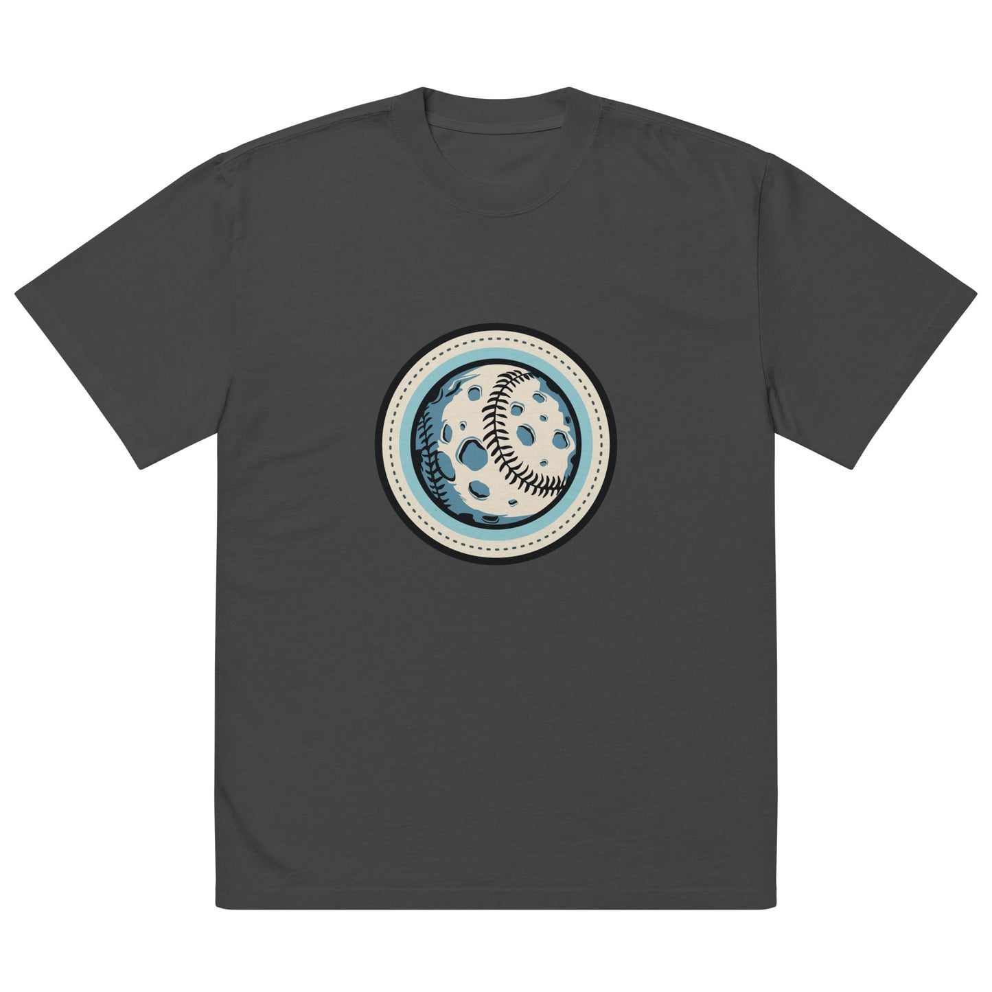 MoonBall Media Patch Oversized Graphic Tee