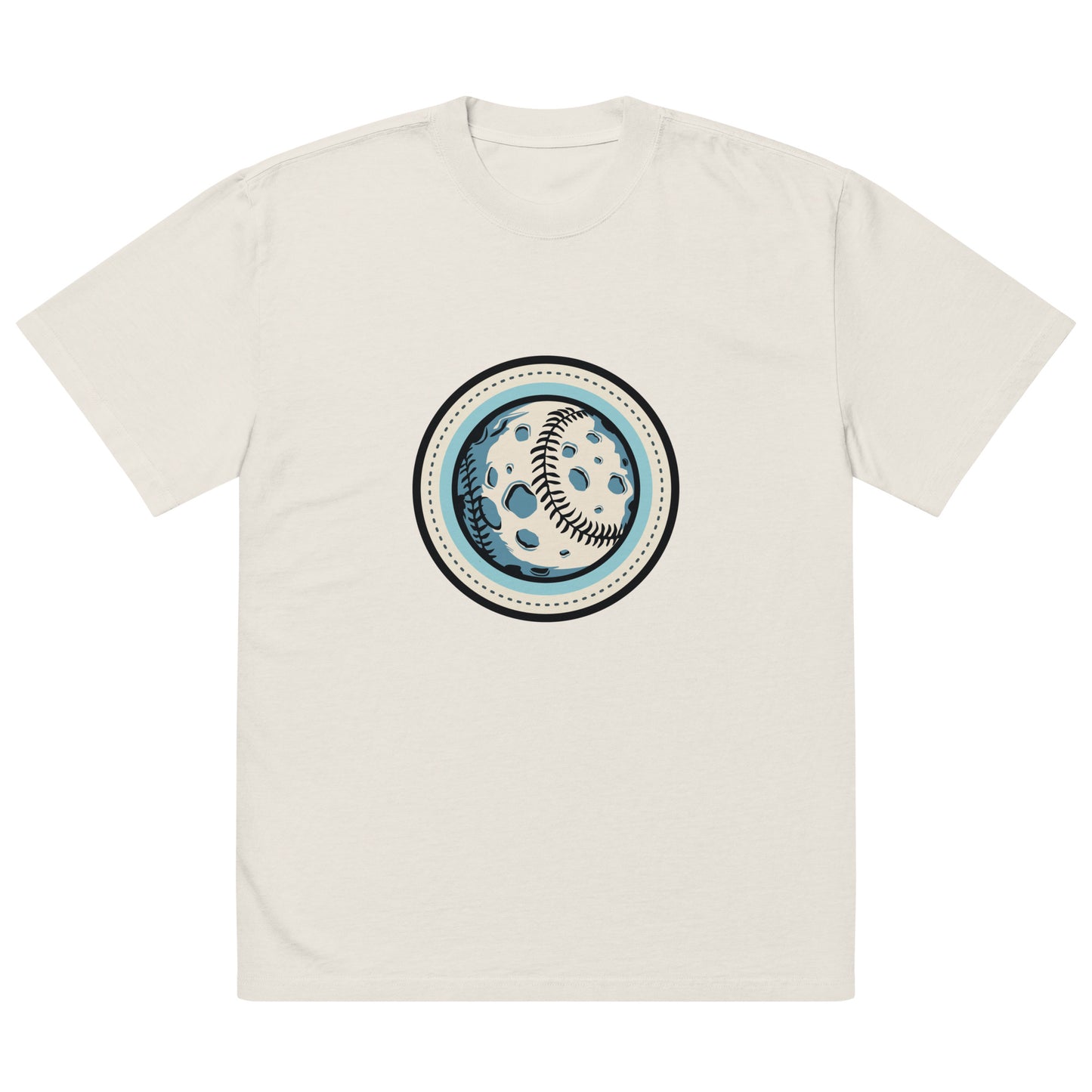 MoonBall Media Patch Oversized Graphic Tee