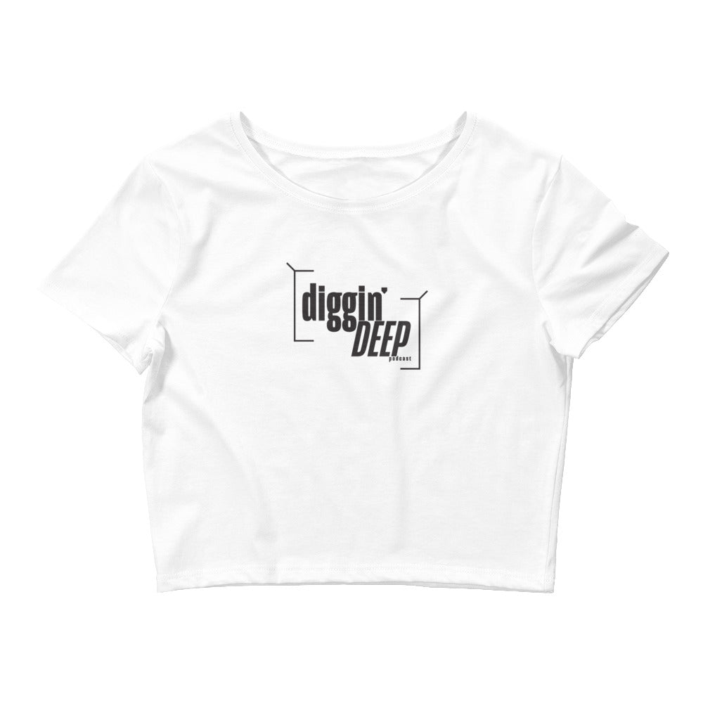 Diggin' Deep Podcast Women’s Crop Tee