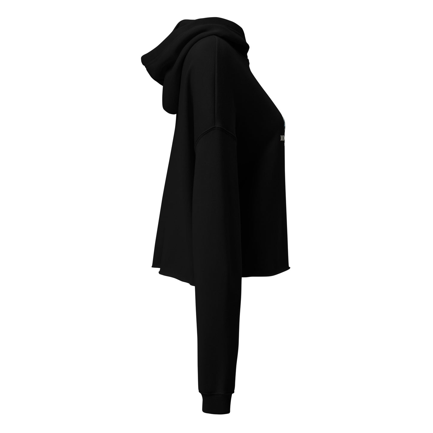 MoonBall Media Crop Hoodie