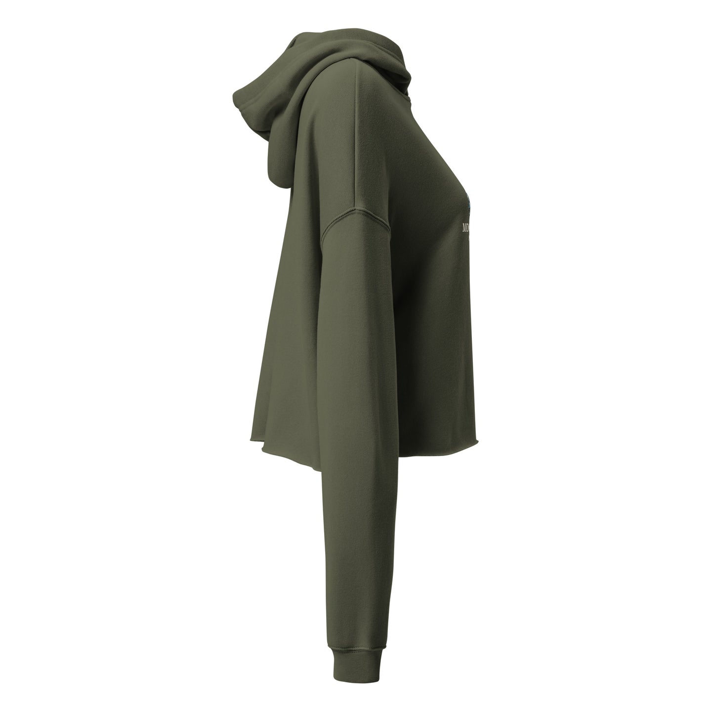 MoonBall Media Crop Hoodie