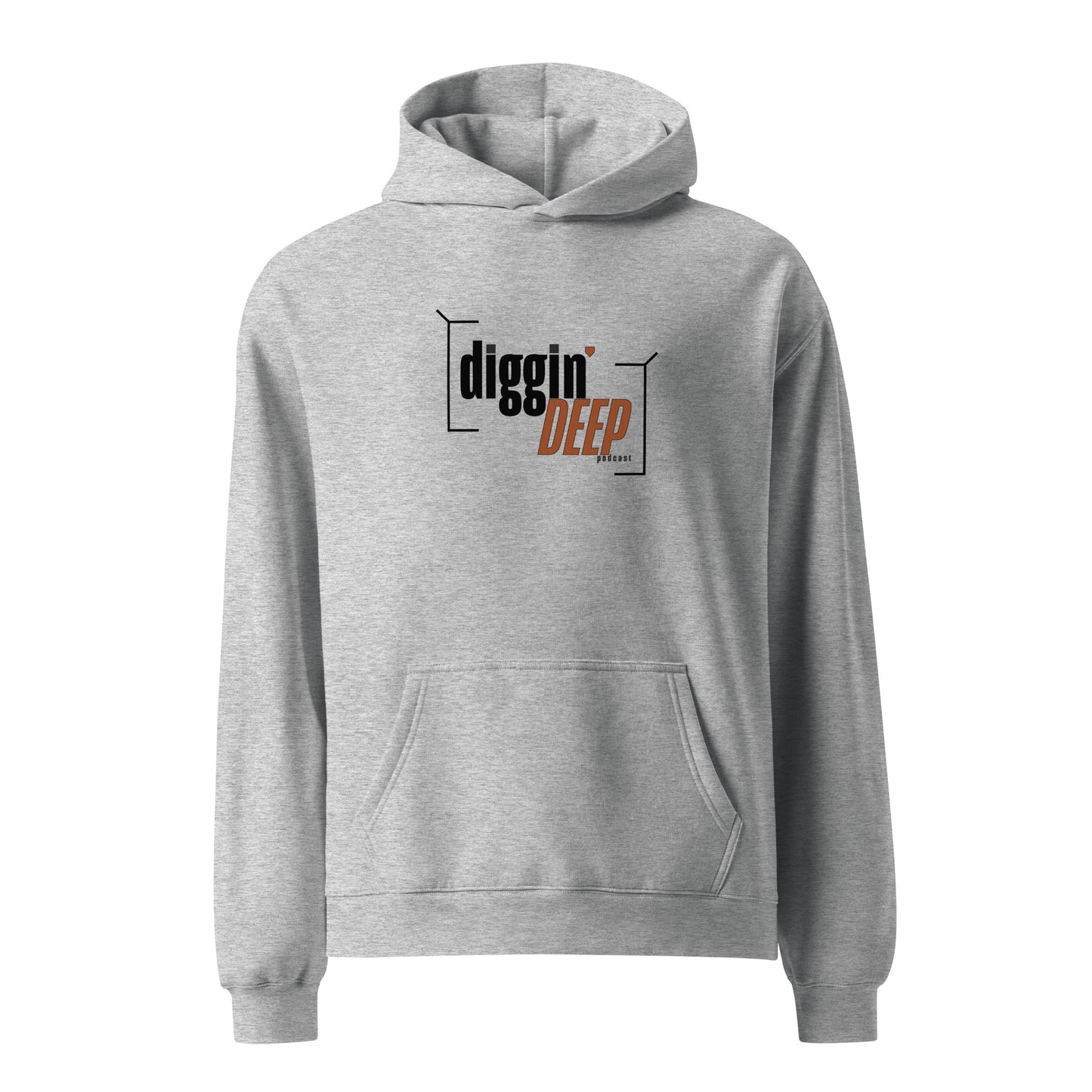 Unisex Oversized Hoodie - Diggin' Deep Podcast